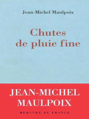 cover image of Chutes de pluie fine